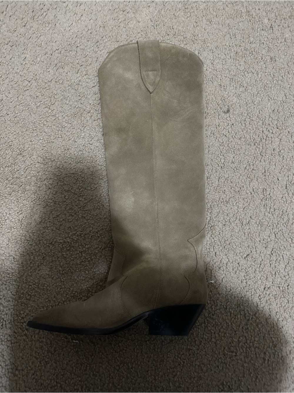 Isabel Marant Denvee Suede knee high Tall Boots - Picture 4 of 8